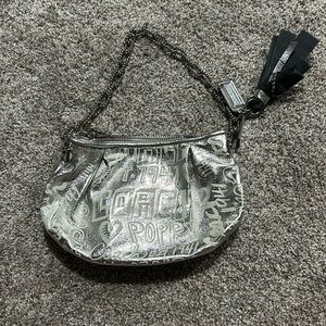 Small Coach silver bag